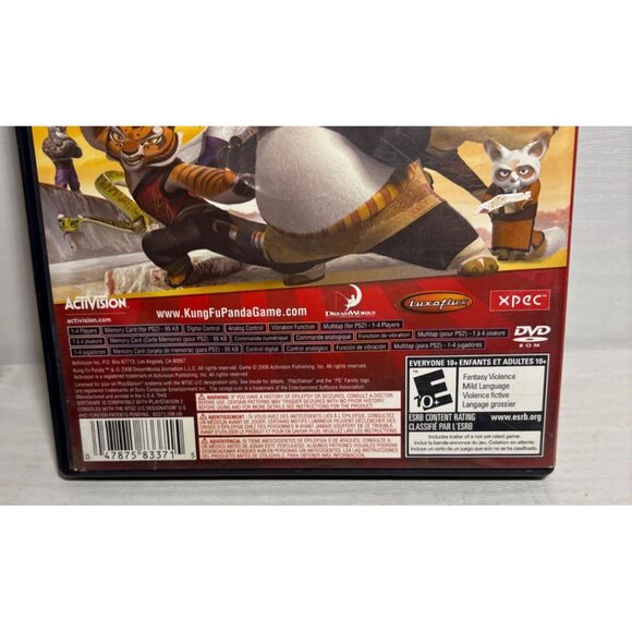 Kung Fu Panda Sony PlayStation 2 Game Complete With Manual Activision 2008 - Picture 3 of 5
